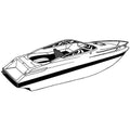Styled-to-Fit Boat Cover for V-Hull T1430