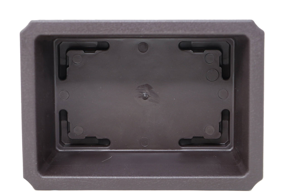 Rectangle Deep Brown Plastic Bonsai Training Pot X62487