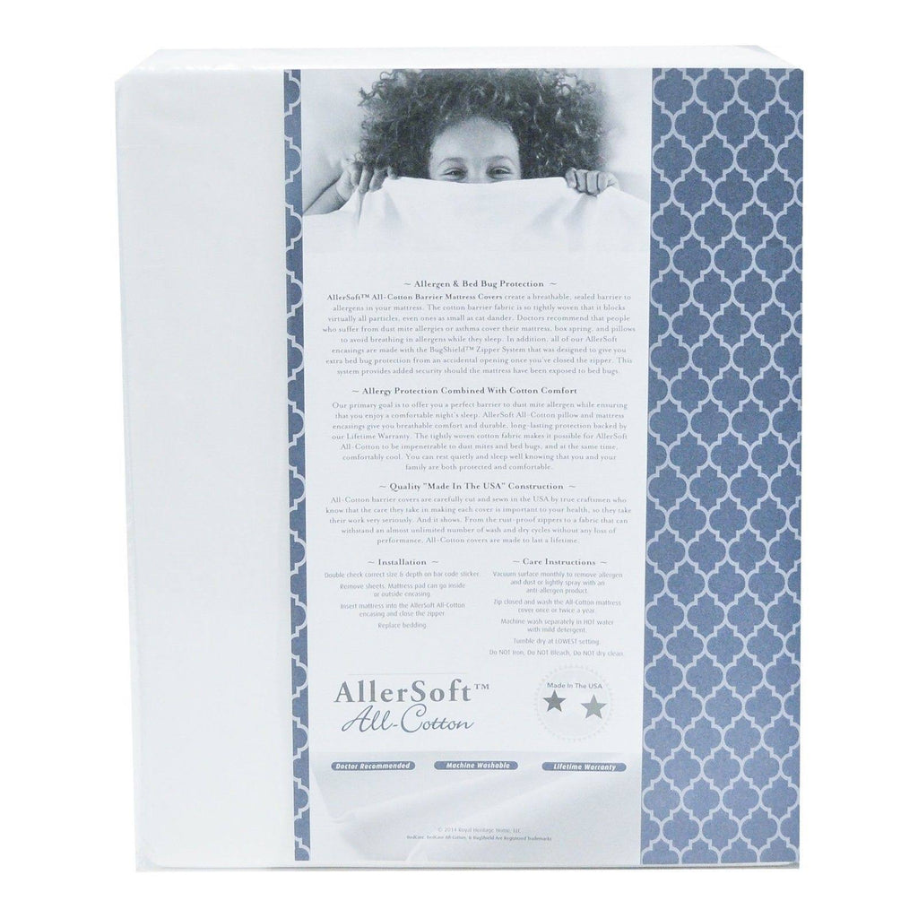 Full 12-Inch Cotton Mattress Protector M376743