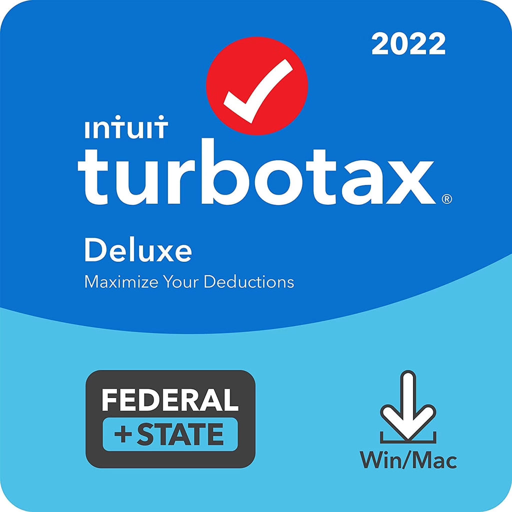 TurboTax Deluxe + State 2022 PC/Mac P4257