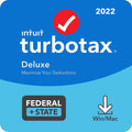 TurboTax Deluxe + State 2022 PC/Mac P4257