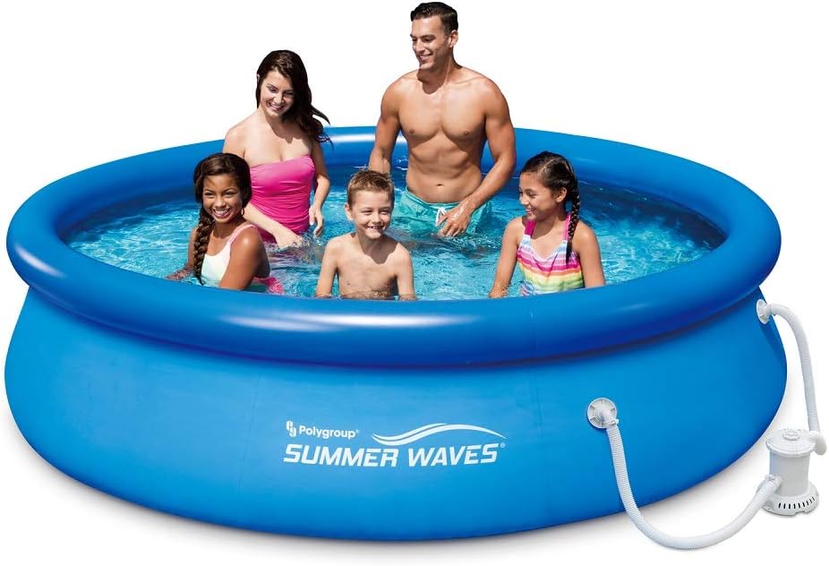 10' x 30 Above Ground Swimming Pool with Filter Pump System T3162