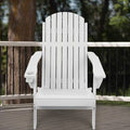 White Wood Folding Adirondack Chair P232