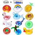 Inflatable Drink Holder 12 Pack Pool Drink Floats H4318