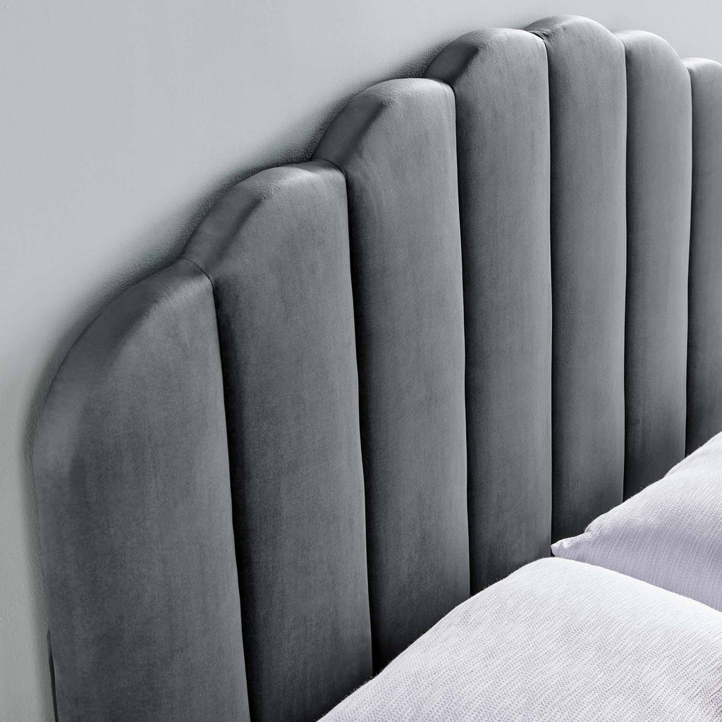 Teal Performance Velvet Headboard U179