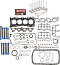 Full Gasket Set Head Bolts Intake Exhaust Valves for Honda Accord Prelude 2.2 F22A 16V Y4075