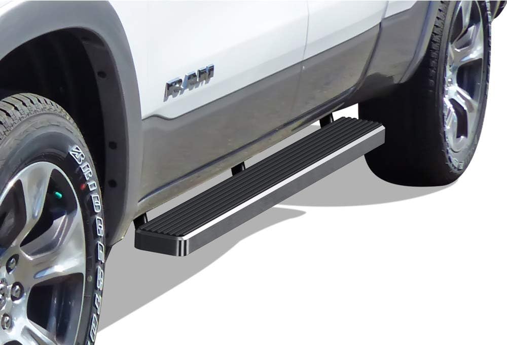 Black Powder Coated 4 inches Running Boards M217261