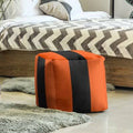 Striped Pouf Ottoman F764