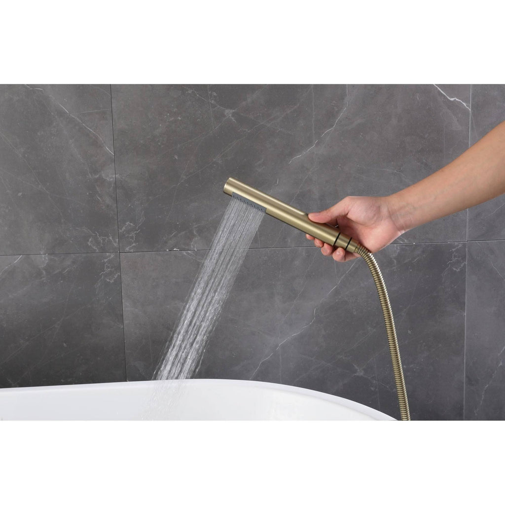 Silver Freestanding Tub Filler P61682