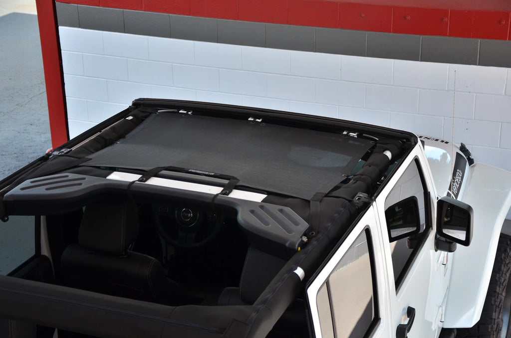 Mesh Shade Top Sunshade for Jeep Wrangler JK 2-Door and JKU 4-Door N9217