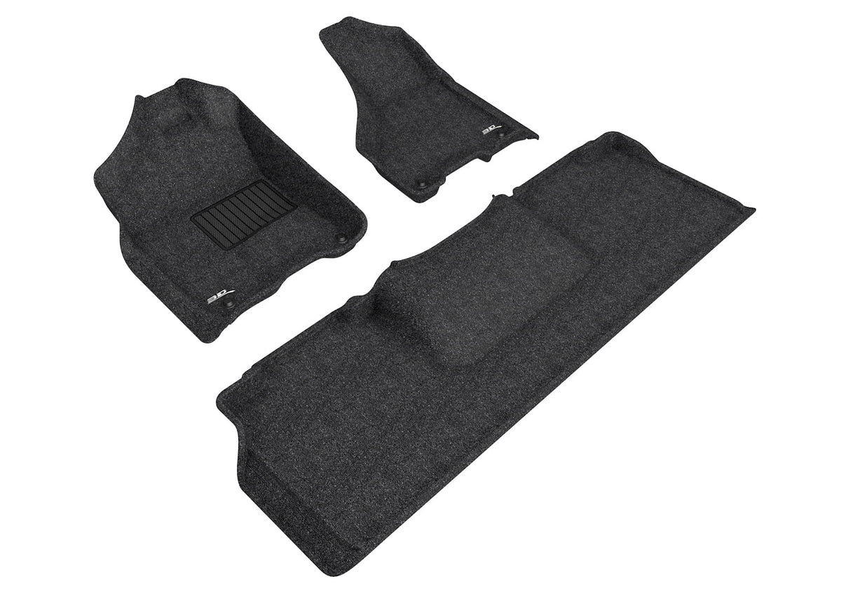 3D MAXpider ELEGANT Floor Mat (BLACK) Full Set X824415