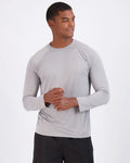 4 Pack Mens Long Sleeve Rash Guard Shirt Swimwear UPF 50+ Surf Top U8146