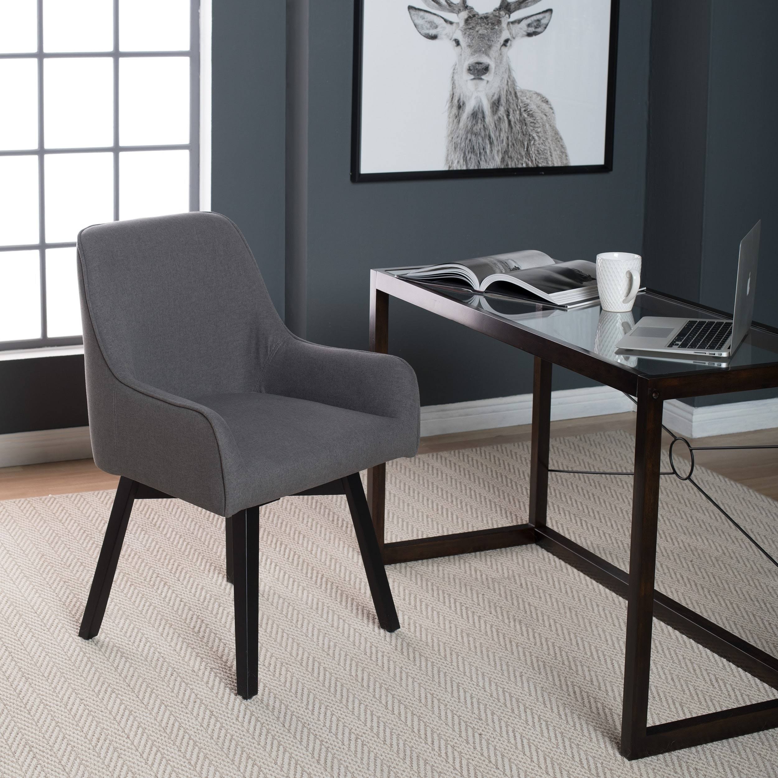 Pewter Swivel Chair M8906