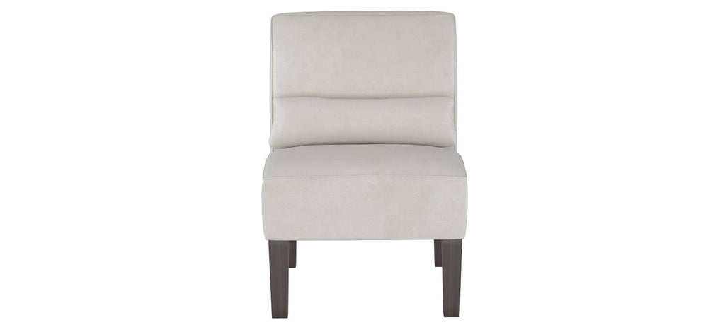 Velvet Light Grey Accent Chair I779658