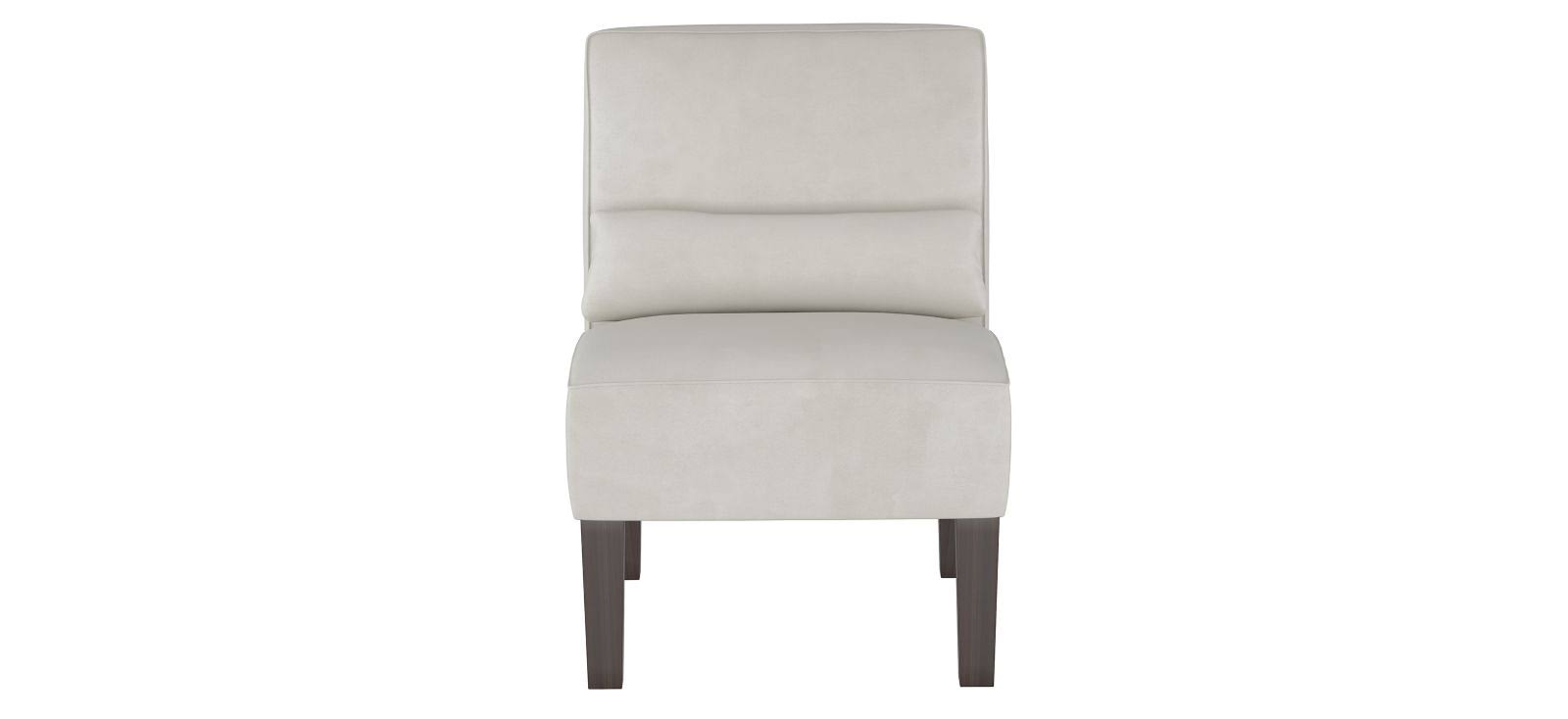 Velvet Light Grey Accent Chair I779658