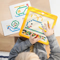 Magnetic Drawing Board with 10 Double Sided Cards Educational Preschool Toy W681