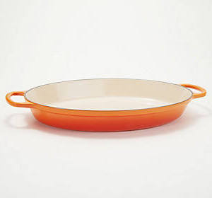 Flame Cast-Iron 3-qt Oval Baker B8901