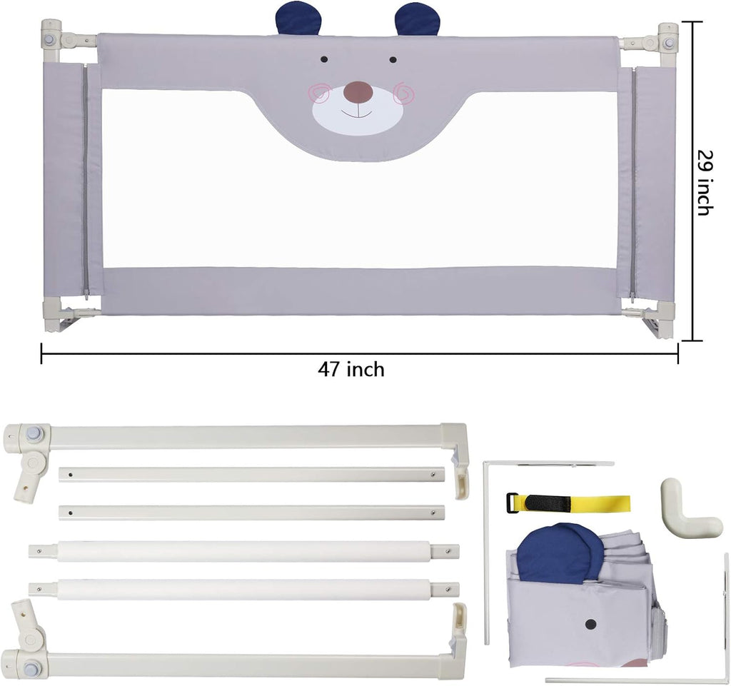 Extra Tall Collapsible Bed Rail for Toddlers A4454