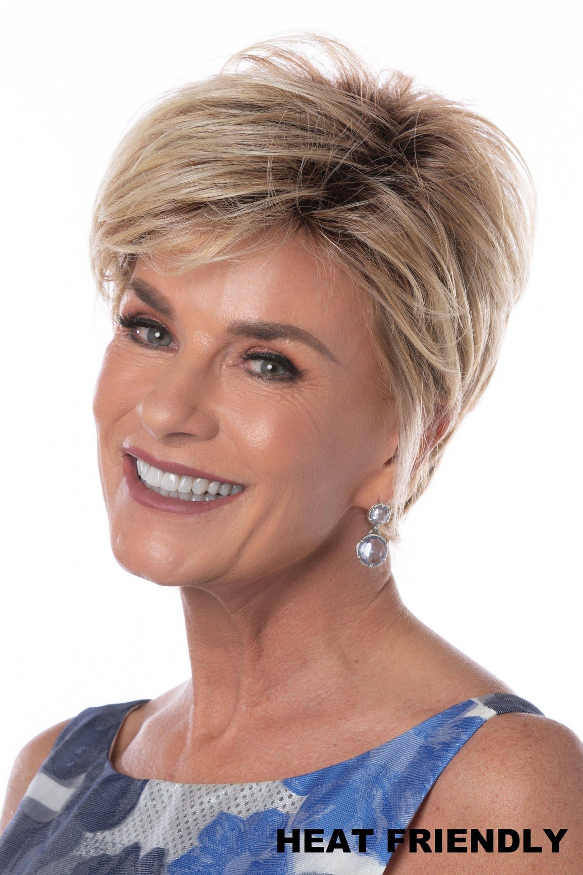 Brown Blonde Jazzy HF Wig R61799