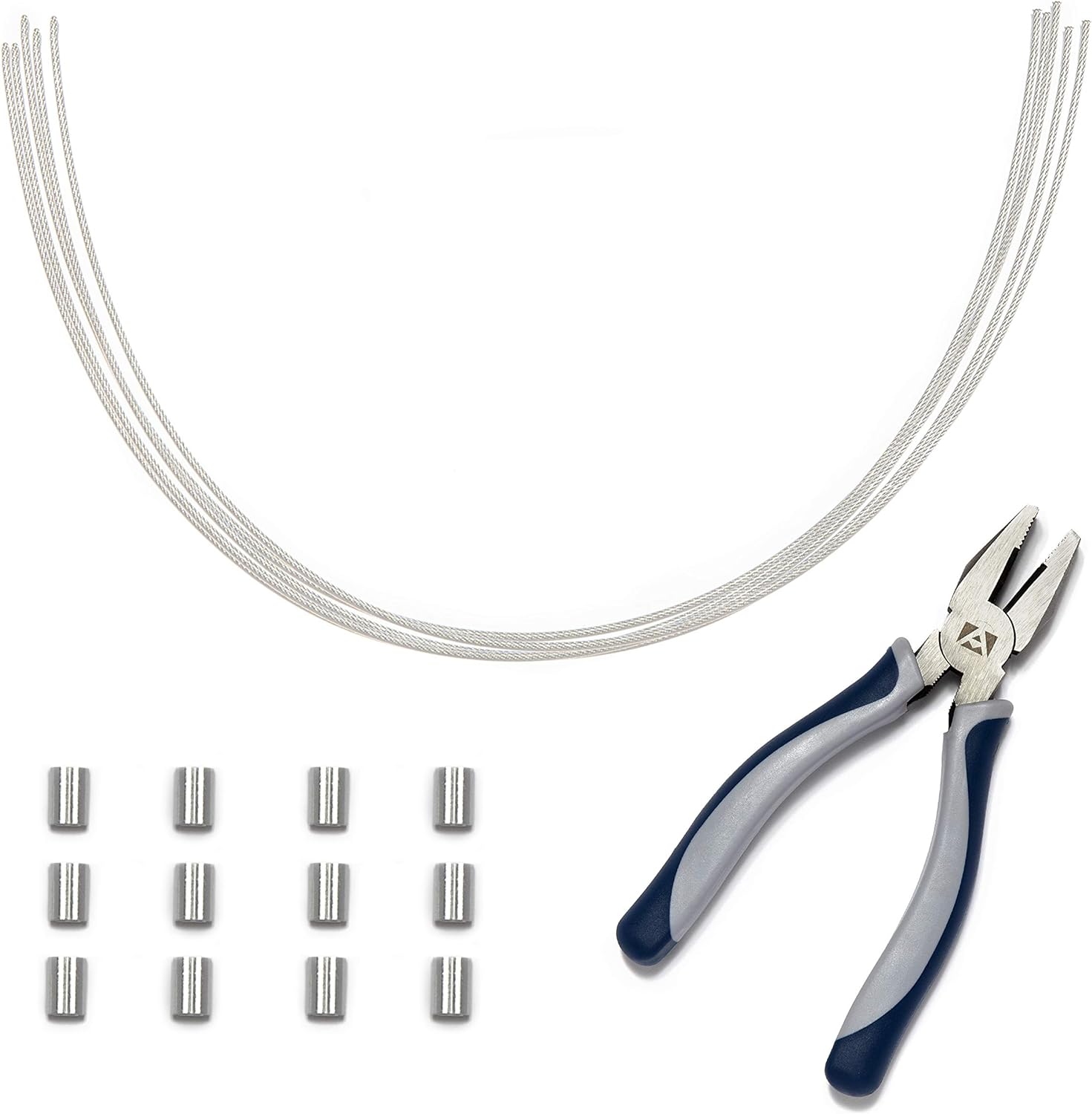 White 30 Pack Cable Tethers with Crimping Tool O6915