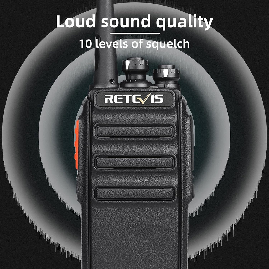 6 Pack Walkie Talkies with Multi Gang Charger S492