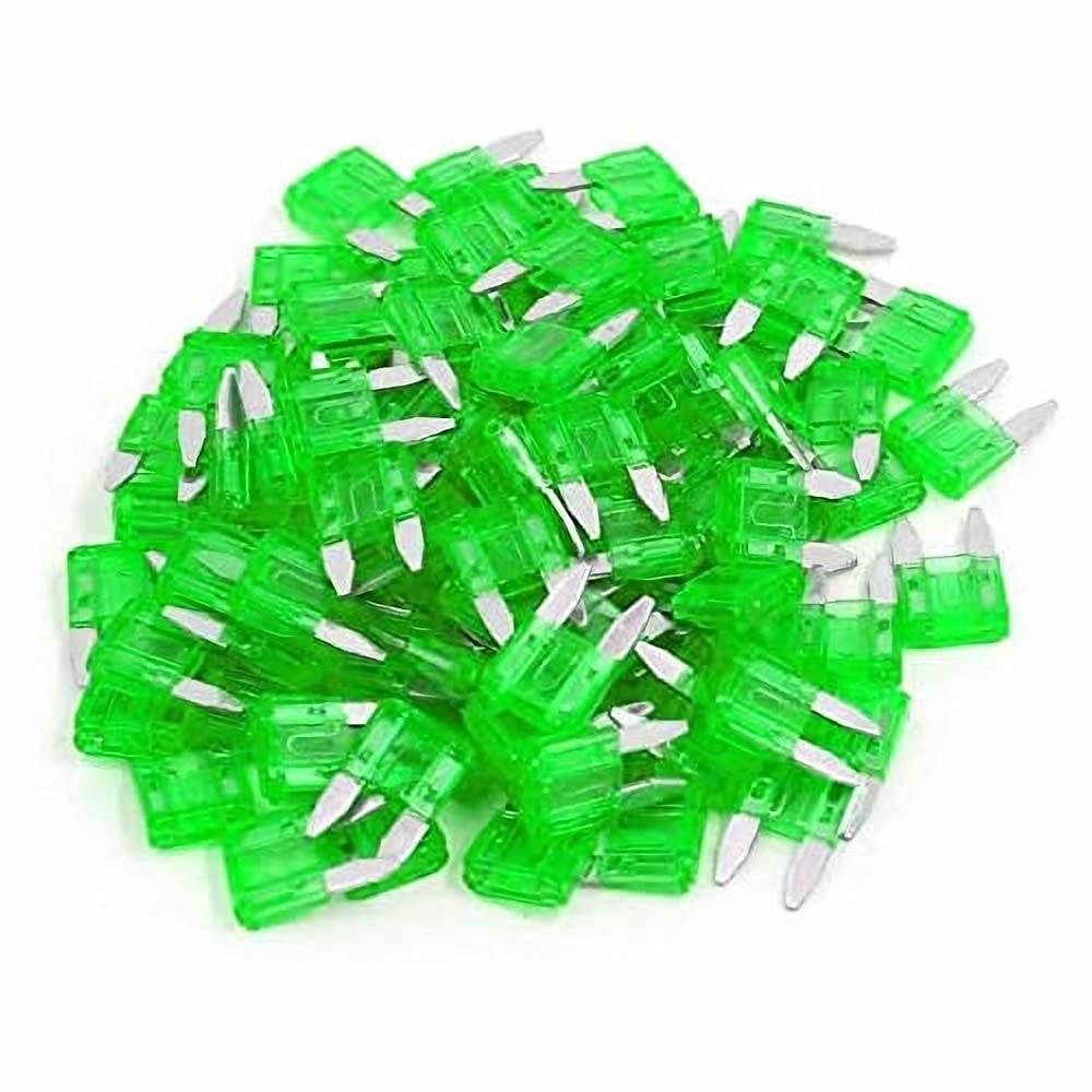 1000 Pack 30 AMP 32V Mini Blade Style Car Fuse (Red) U28180