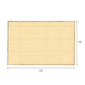 10' x 12' Wheat Shade Cloth with Grommets G496112