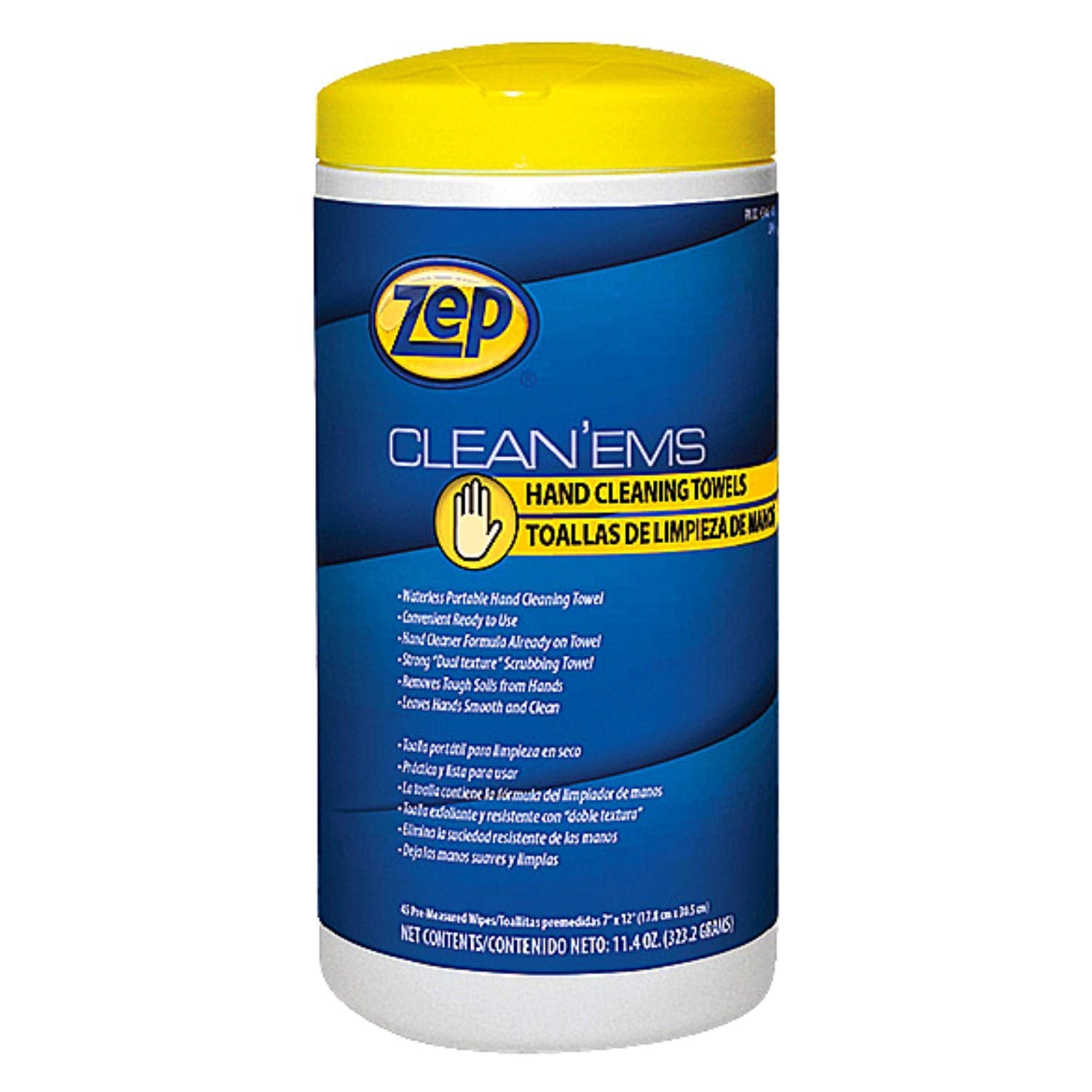 Hand Wipes 45 Wipes Per Canister Case of 6 Pack of 2 Y9700