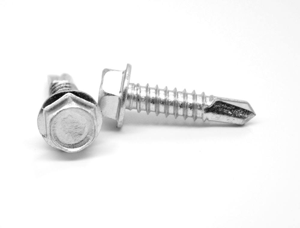 Self Drilling Screw Hex Washer Head Stainless Steel 410 C5884