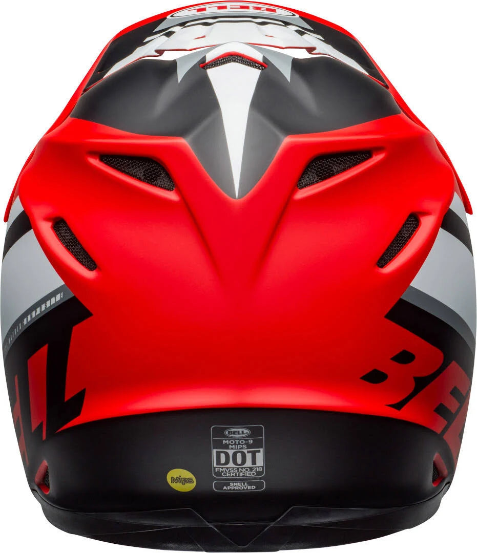 Black-White-Red MIPS Motocross Helmet W5051