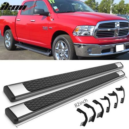Black Running Boards for Dodge Ram Crew Cab H534