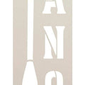Canoe Stencil With Oar Reusable Template (22.5 X 5.25 Inch) W741144