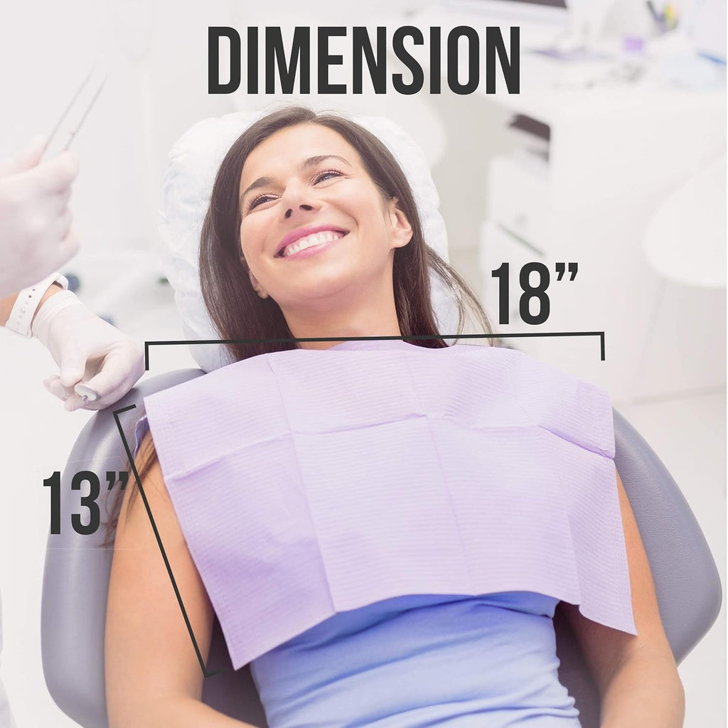 Disposable Dental Bibs Pack of 2 D443