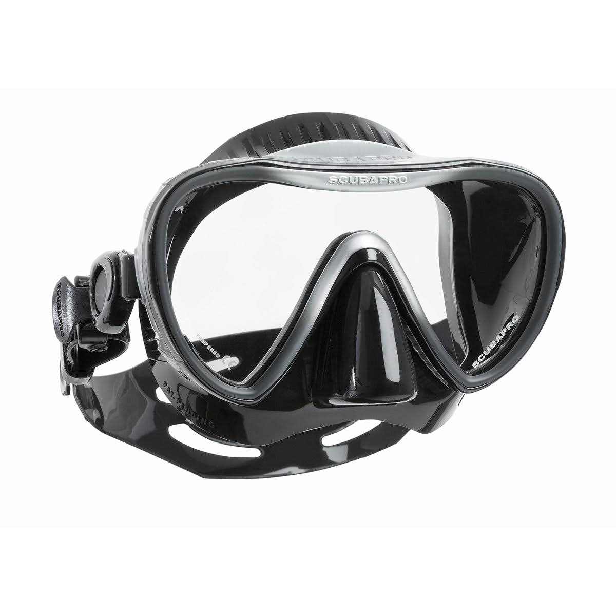 Black Silver Scuba Mask Y2717