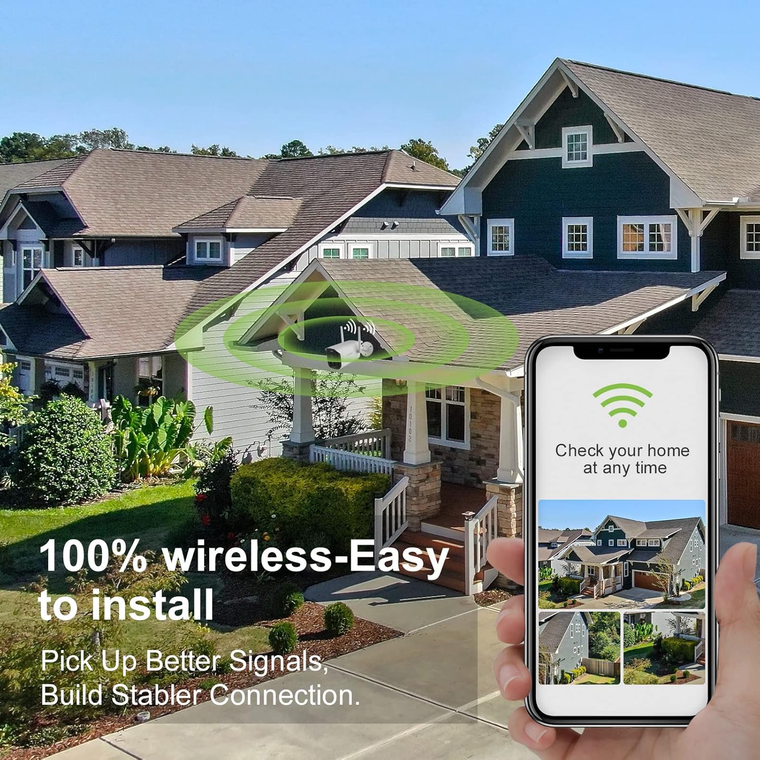Wireless Outdoor Security Camera with Night Vision K778