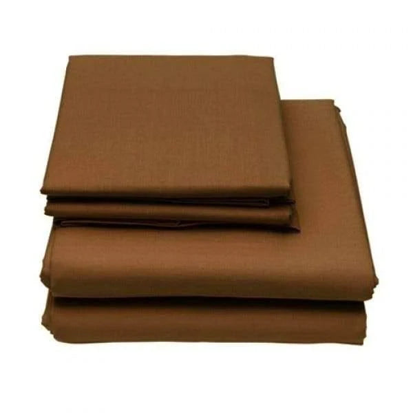 6-Piece Set Deep Pocket Bed Sheets Eggplant California King M482