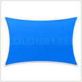 Blue Rectangle Sun Shade Sail Canopy N2119