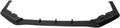 Black ABS Front Bumper Lip Splitter D7952