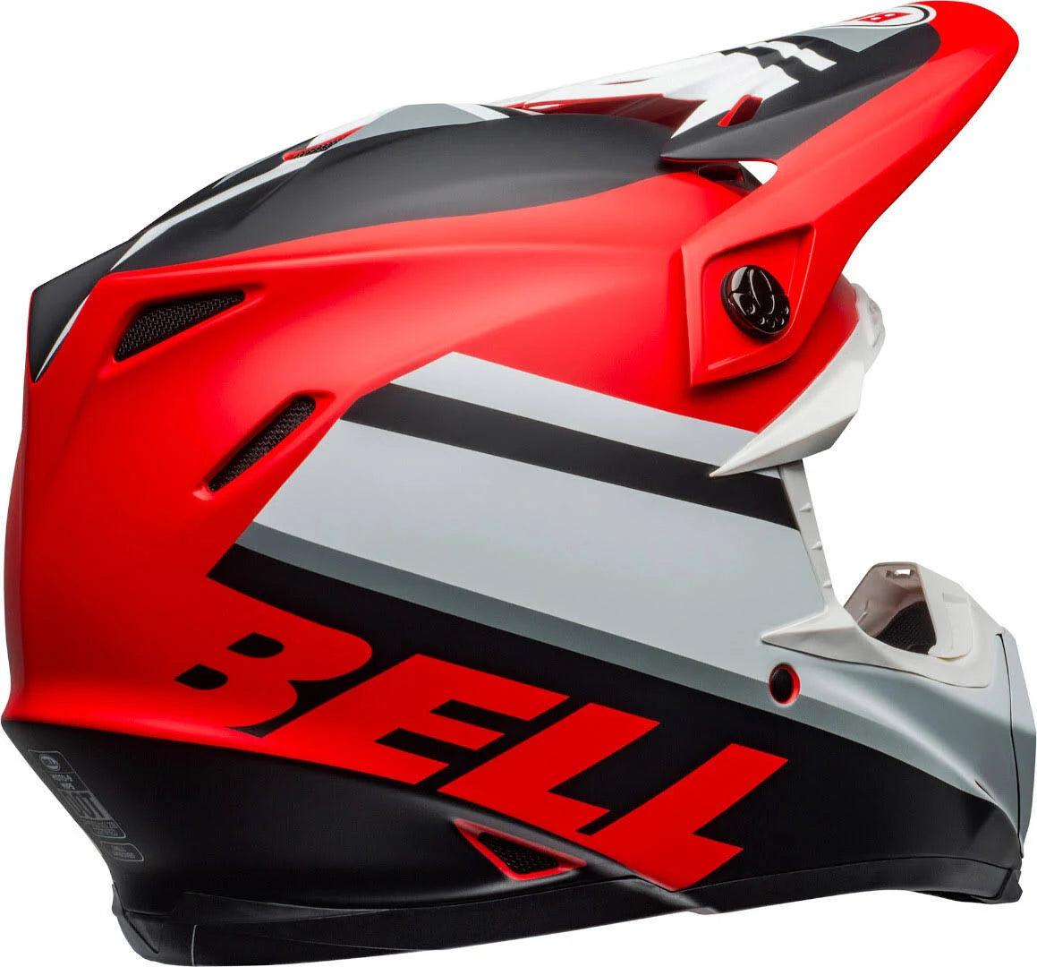 Black-White-Red MIPS Motocross Helmet W5051