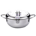 Steel Japanese Style Fryer With Thermometer And Pot G45509