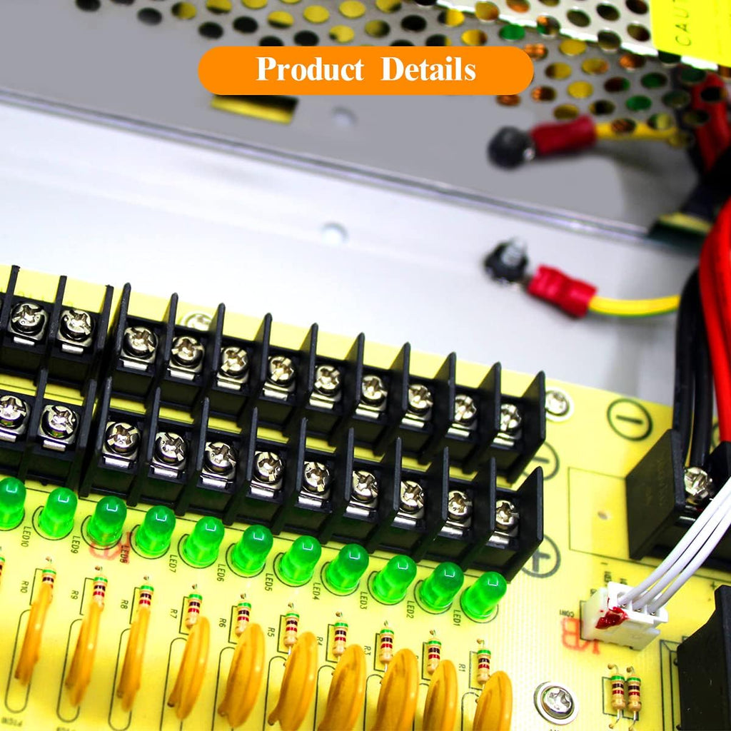 CCTV Power Supply 18 Channel 12V 20A L420