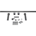 Barn Door Hardware Set with 8 ft Track, Silver Metallic F24425