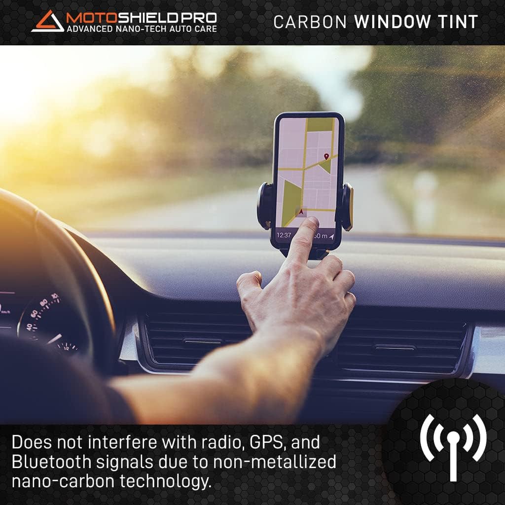 Carbon Window Tint Film 35% VLT 20” in x 100’ ft Roll Pack of 2 C39983