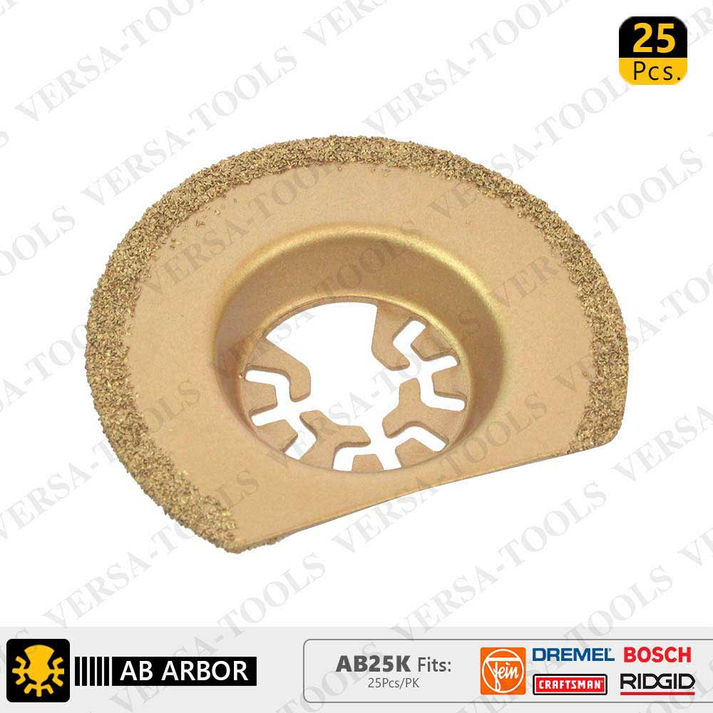 63mm Semi-Circular Carbide Rasp with 8mm Offset Mount X4937