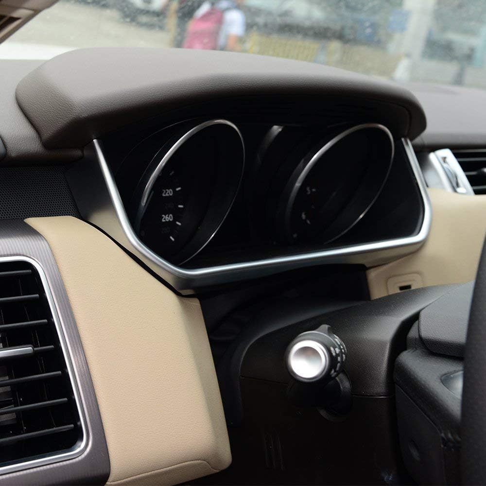 ABS Chrome Plastic Car Dashboard Decoration Frame Trim Cover Z304