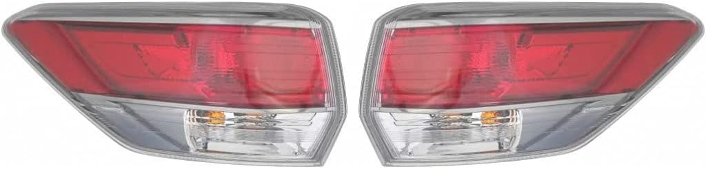 Tail Light Assembly Pair with Bulbs U640789