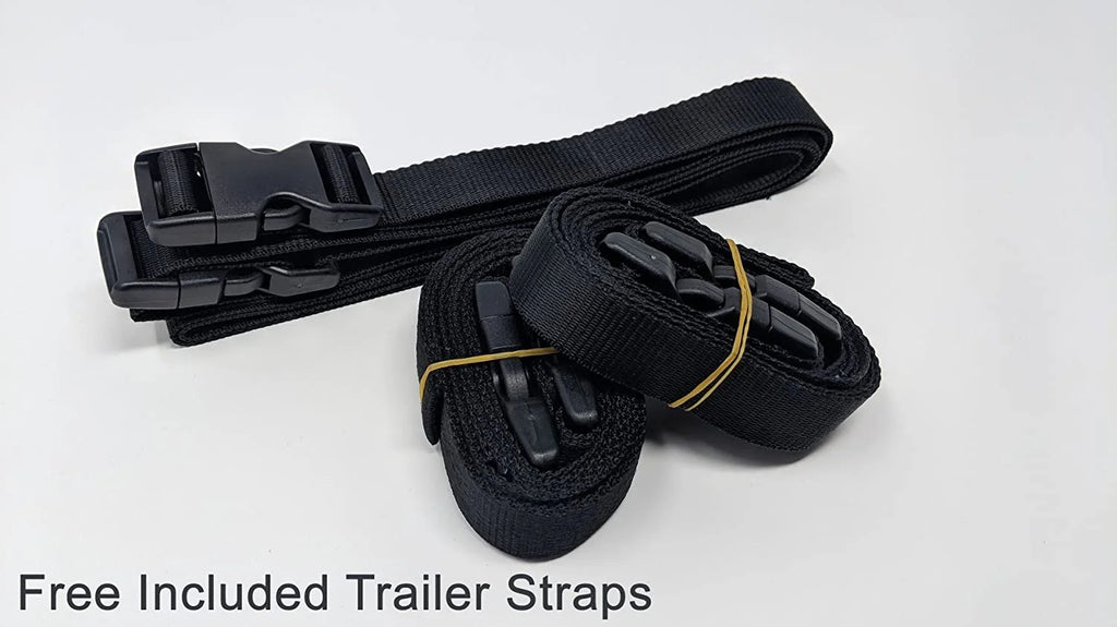 RED/Black Trailerable Jet Ski Cover with Trailer Straps and Storage Bag E63519