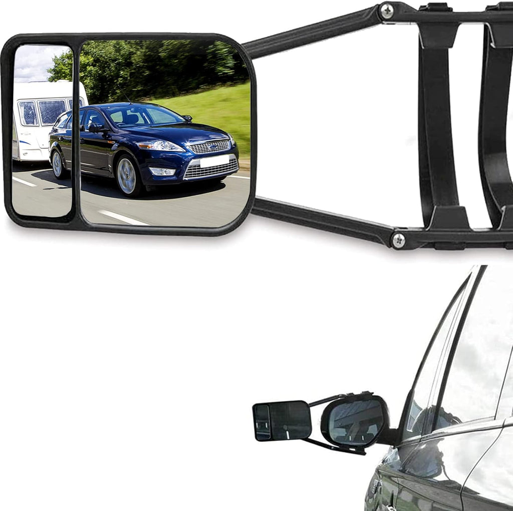Clip On Towing Mirror Extensions, Dual Glass, Pack of 2 G226