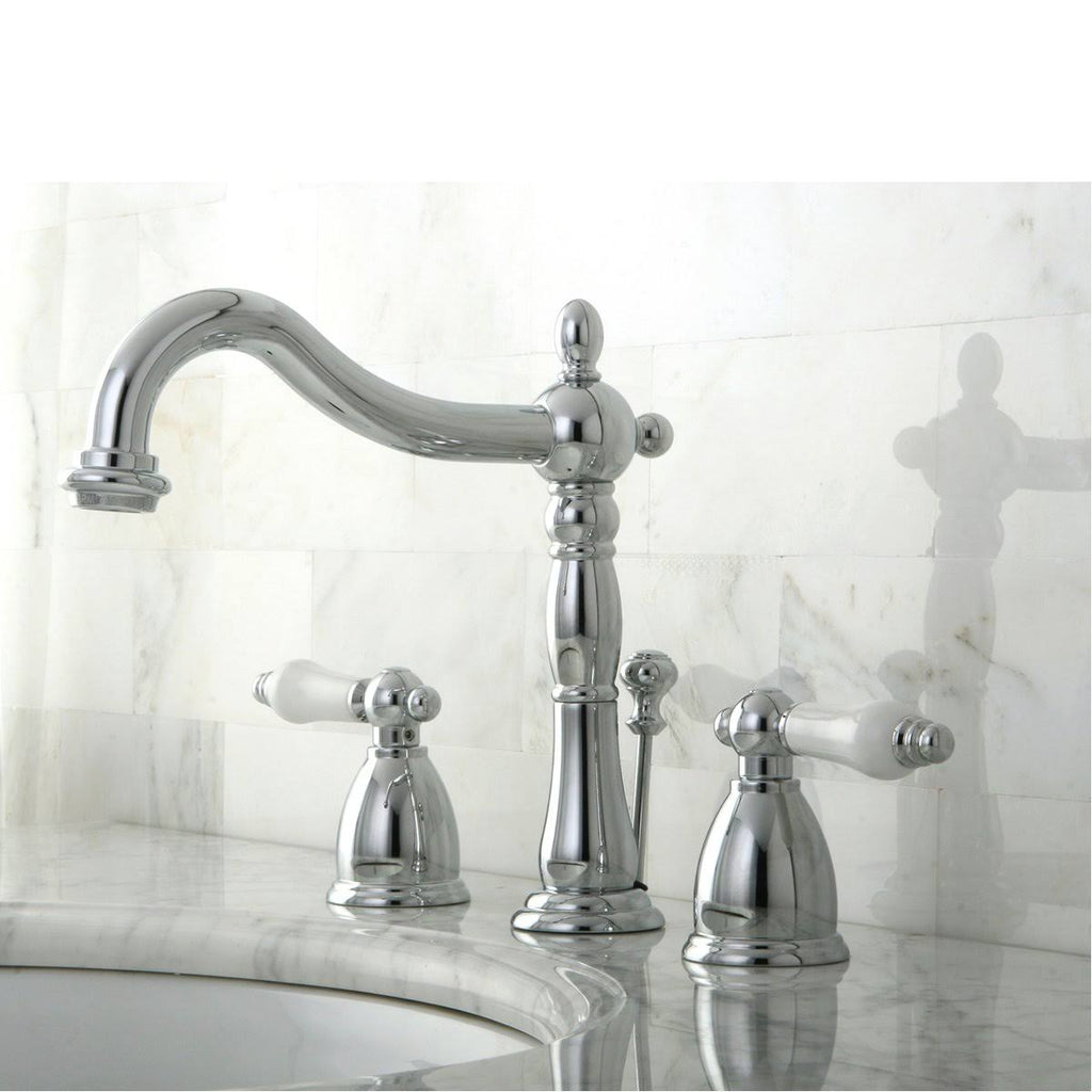 Polished Brass Widespread Bathroom Faucet V950