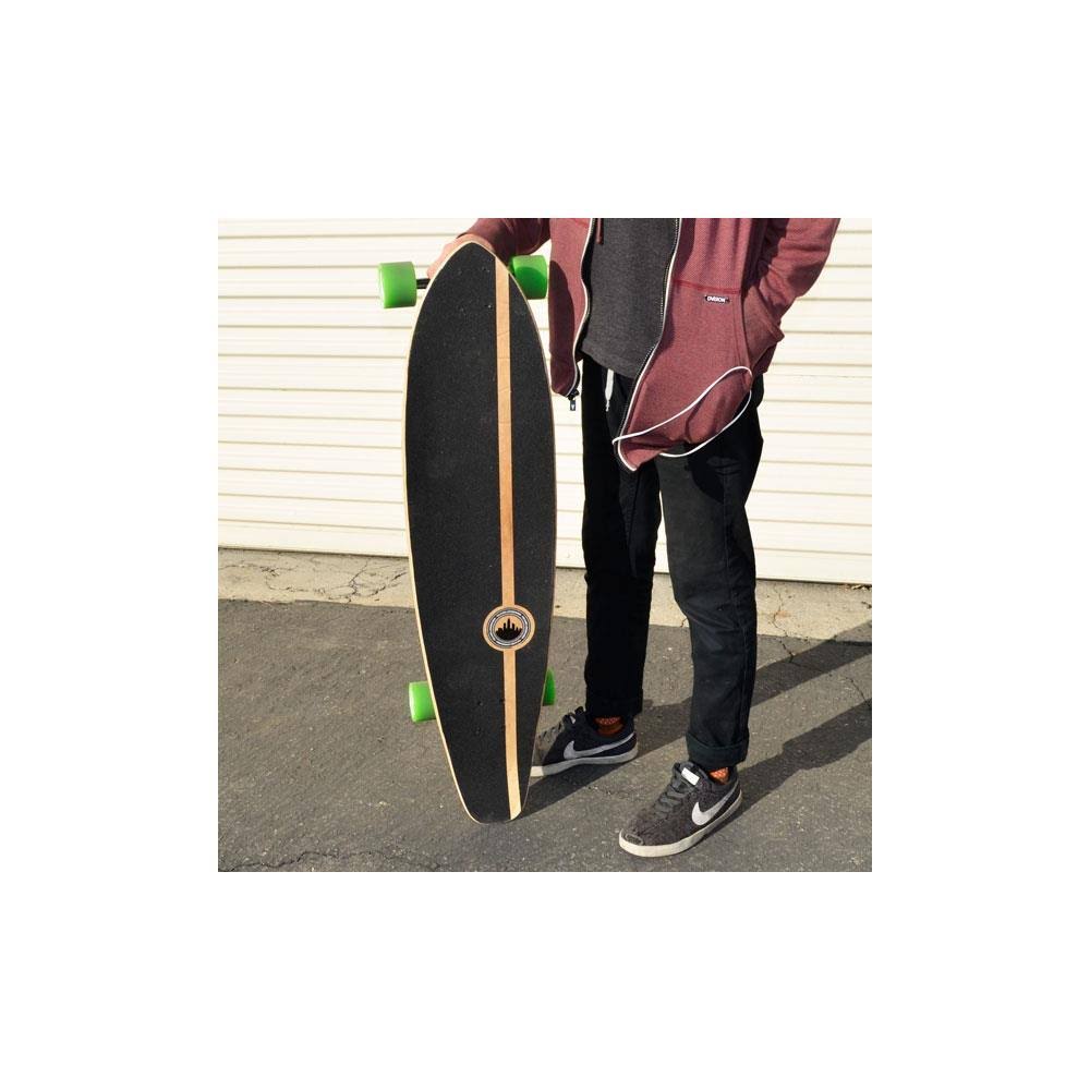 Checker Yellow White Kicktail Longboard Complete Y6330